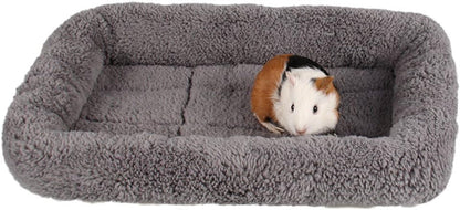 Cat & Dog Bed 10"x15" – Soft Pet Mat with Pillow, Crate/Carrier Cushion, Anti-Skid