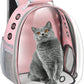 Cat & Dog Carrier Backpack – Space Capsule Pet Travel Bag for Hiking & Walking