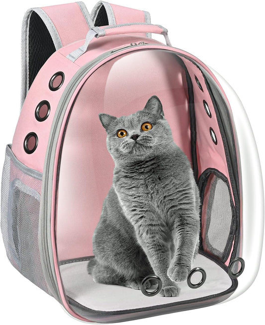 Cat & Dog Carrier Backpack – Space Capsule Pet Travel Bag for Hiking & Walking