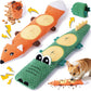 Durable Dog Chew Toys 3 Pack – Squeaky, No Stuffing, for Small & Medium Dogs