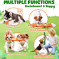 Durable Dog Chew Toys 3 Pack – Squeaky, No Stuffing, for Small & Medium Dogs